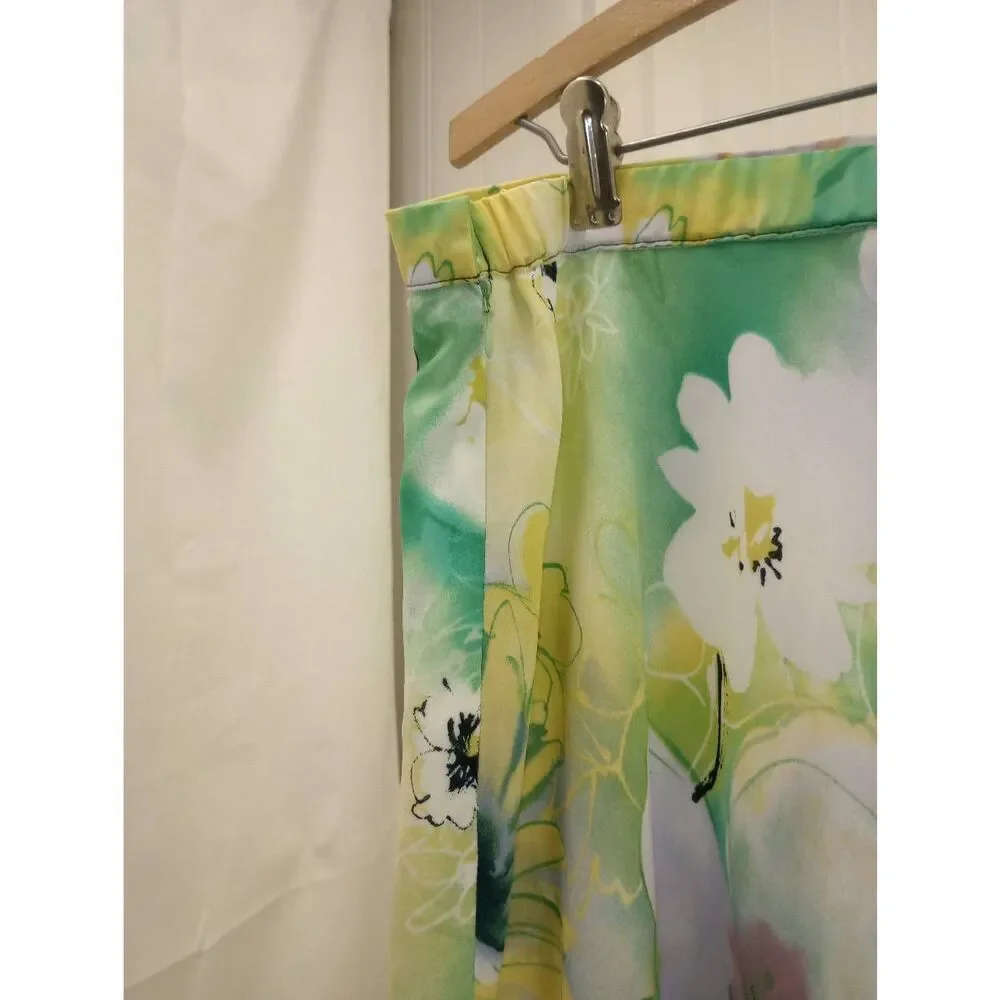 Napa Valley, 2 tier , floral midi skirt.size 14